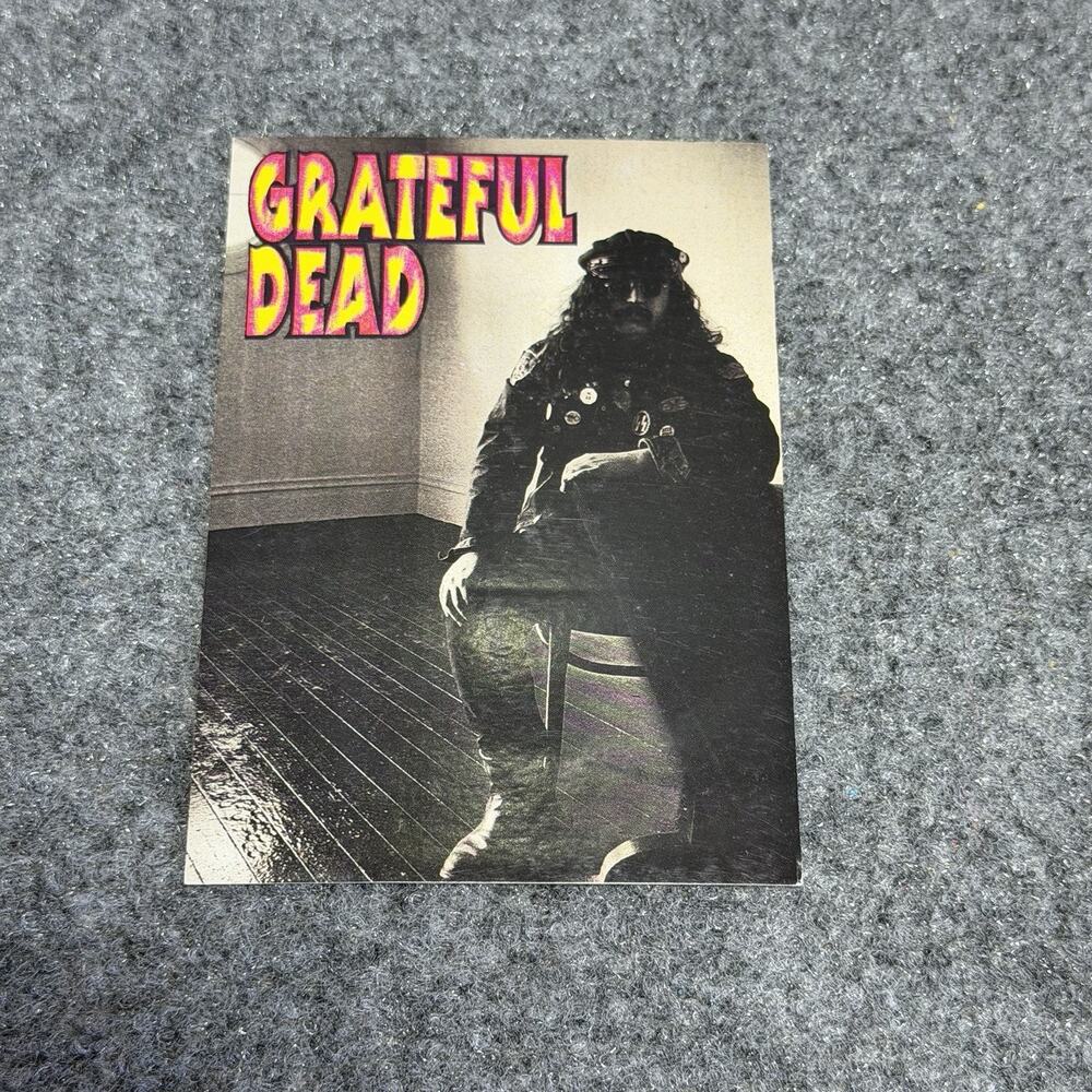 RONALD MCKERNAN (Pig Pen) GRATEFUL DEAD 4X5'5 GLOSSY COLORED POSTCARD UNUSED EX